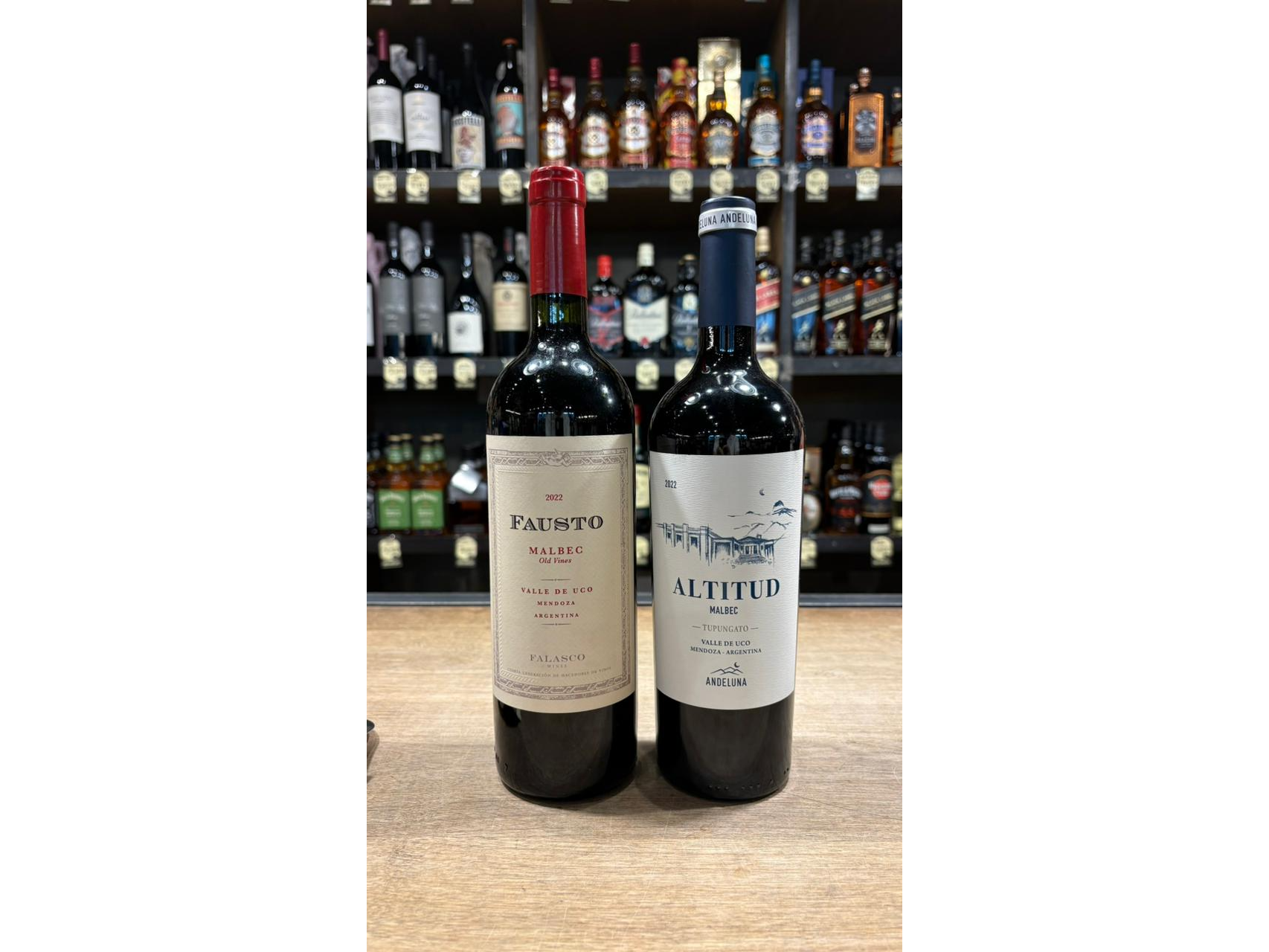 Fausto malbec + Altitud malbec
