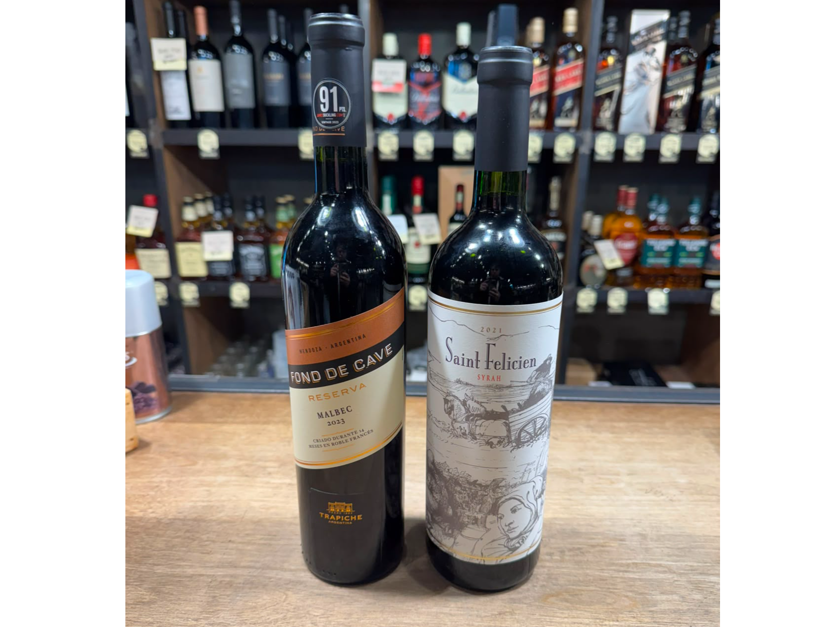 Saint Felicien Syrah + Fond de Cave Reserva Mb
