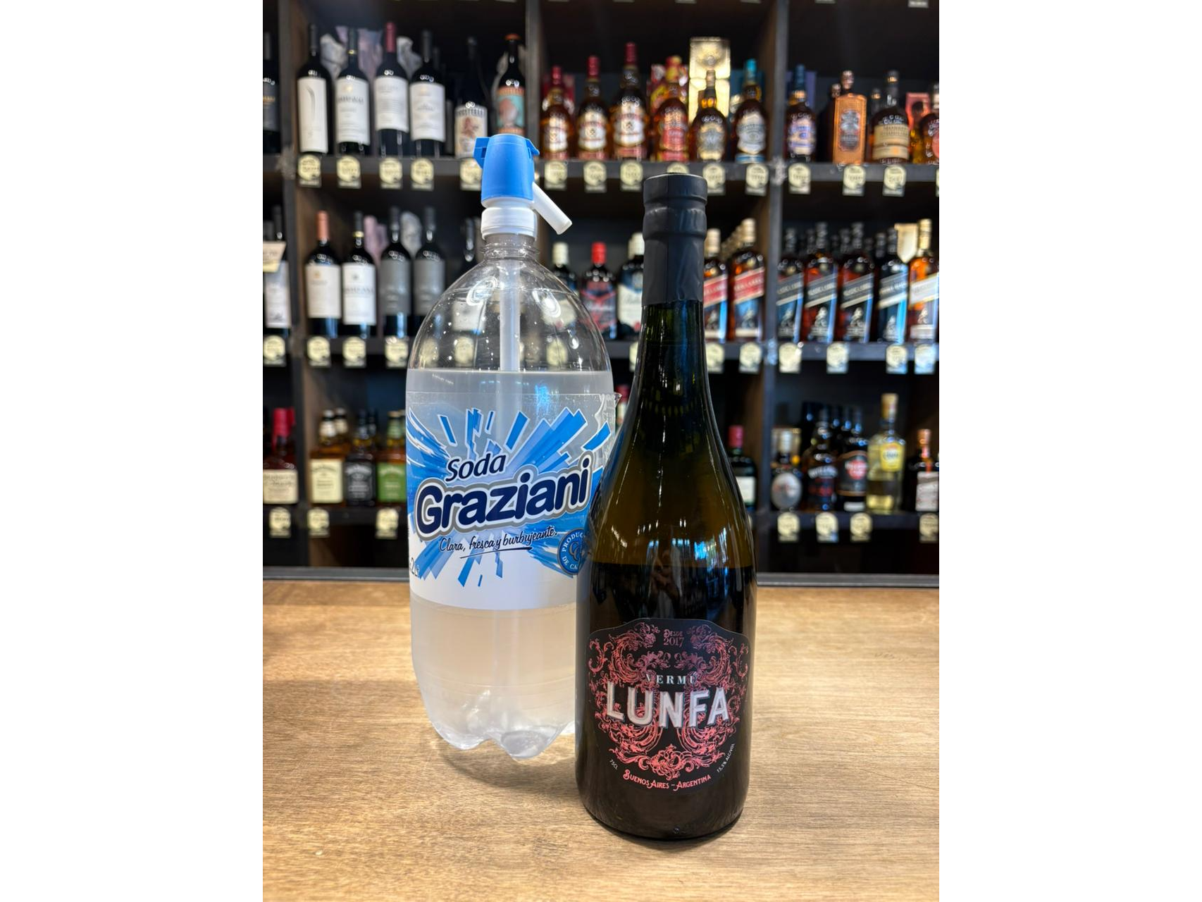 LUNFA ROSADO + SODA SIFON