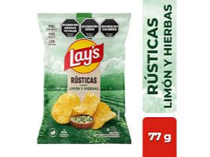 lays rústicas limón y hierbas 77g de Kiosco en casa
