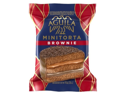 Alfajor mini torta brownie triple