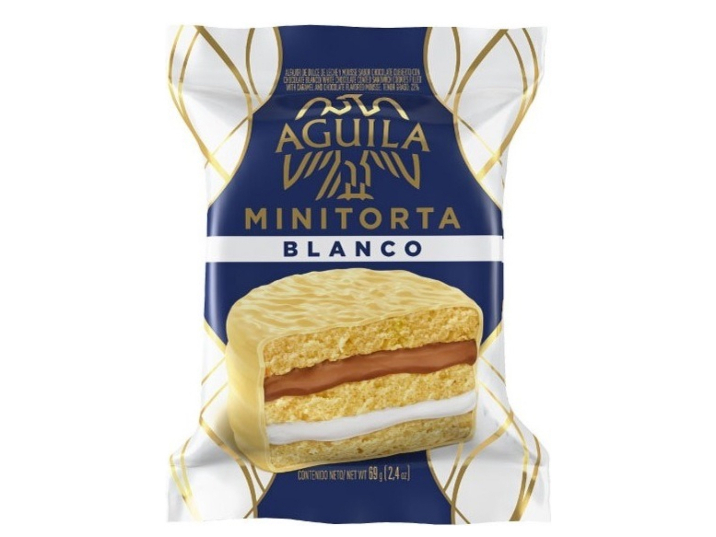 Alfajor águila mini torta blanco