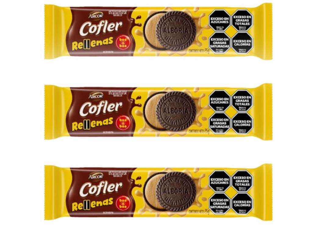 Galletitas cofler rellenas bon o bon