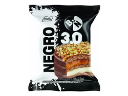 Alfajor blanco y negro NEGRO triple