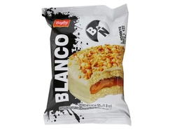 Alfajor blanco y negro BLANCO simple