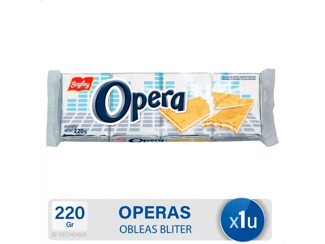 Obleas opera 220g