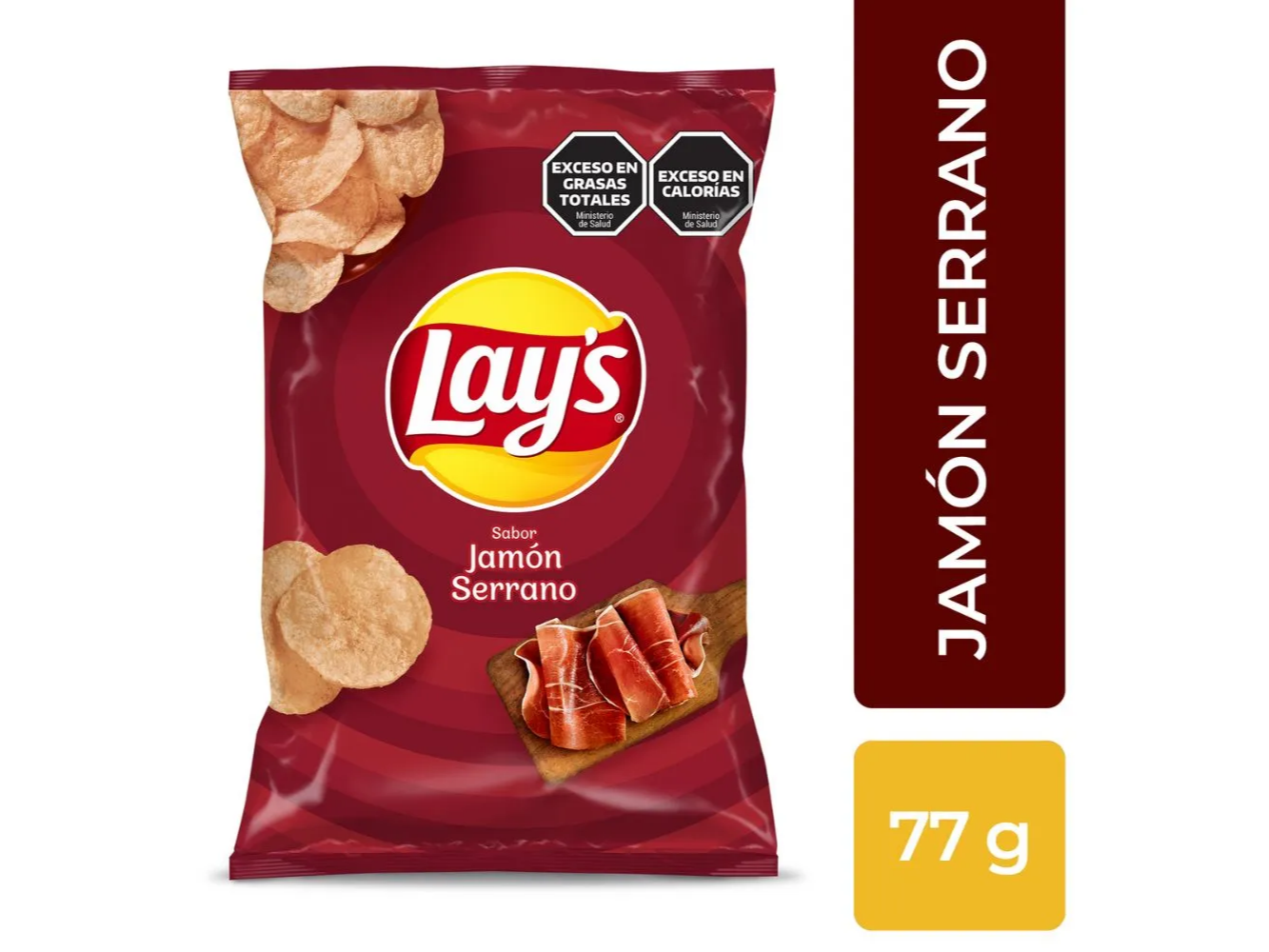Lays jamón serrano 77g
