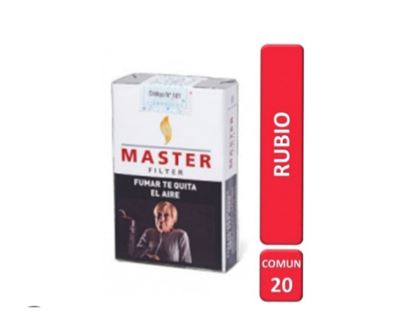 Cigarrillos Master común 20