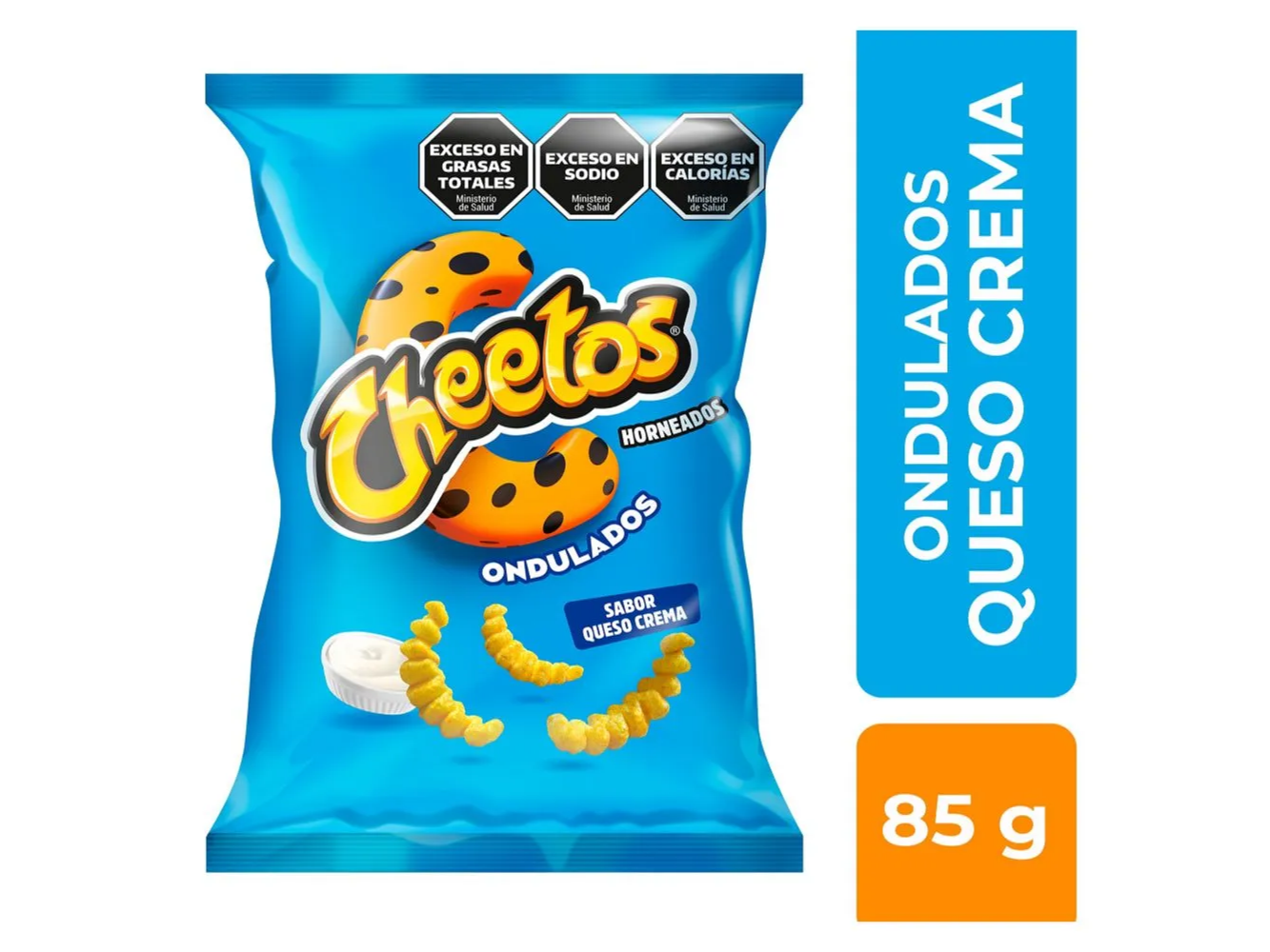 Cheetos ondulados queso crema 85g