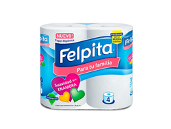Papel higienico felpita x4