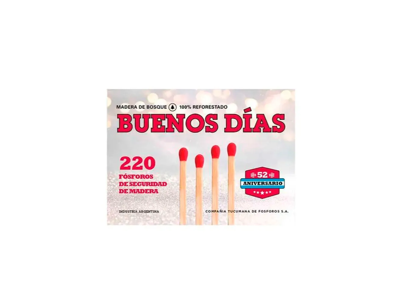 Fósforos 220 unidades