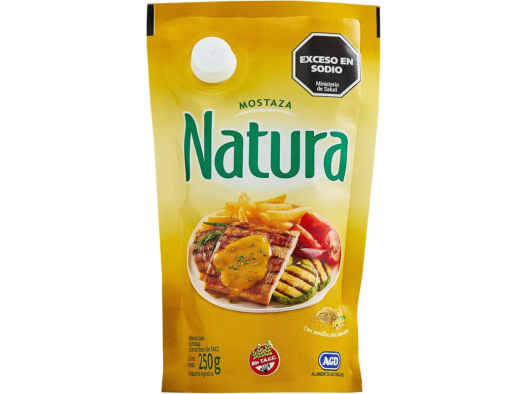 Mostaza natura 250g