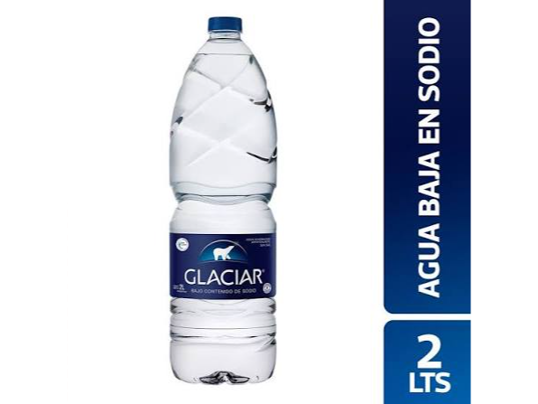 agua glaciar 2L