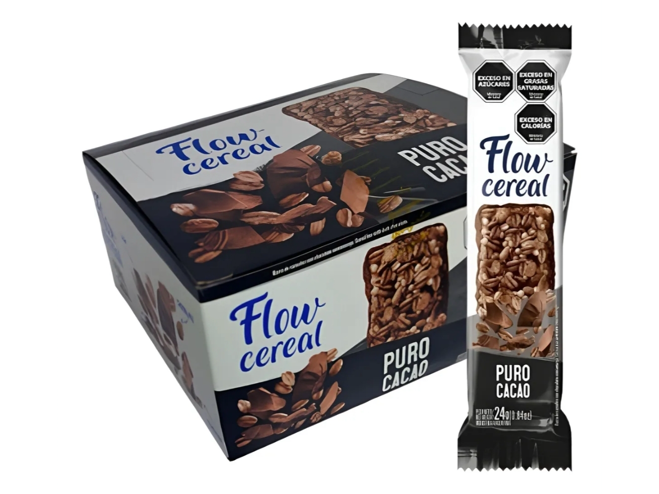 Barra cereal flow puro cacao