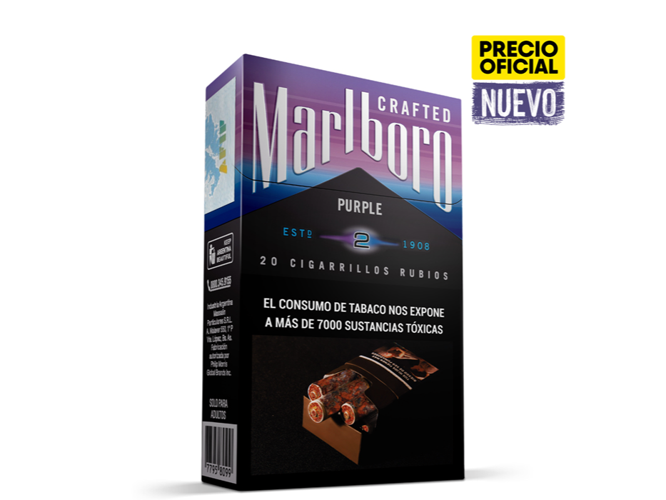 Marlboro Crafted Purple 20 box