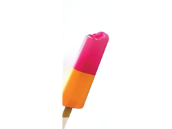 Promo helado naranja frutilla x4