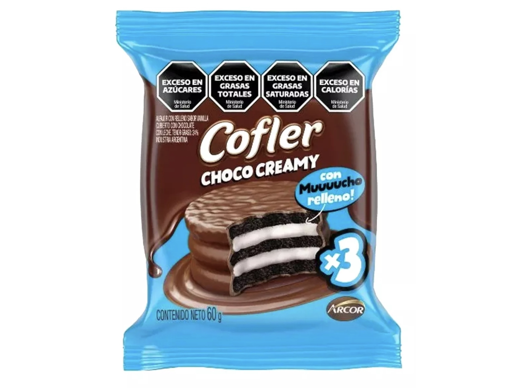 Alfajor cofler choco creamy