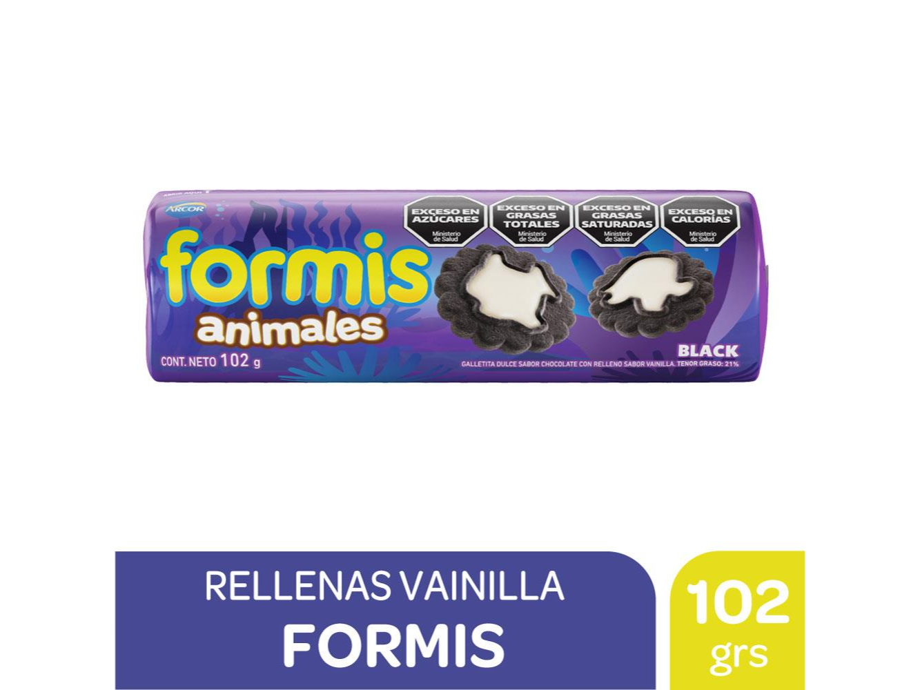 Formis chocolate y vainilla 102g