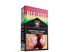 Marlboro crafted coral box