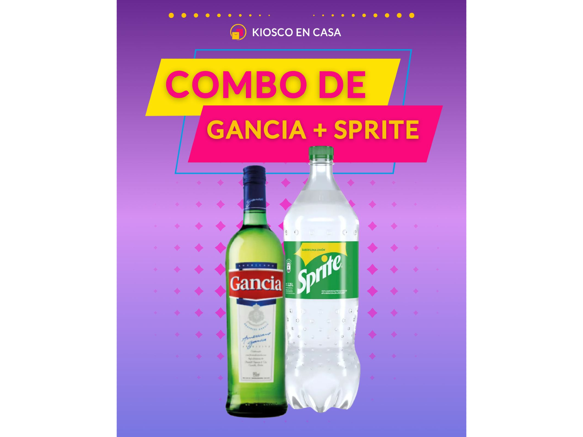 Gancia 910ml + Sprite 1,5L