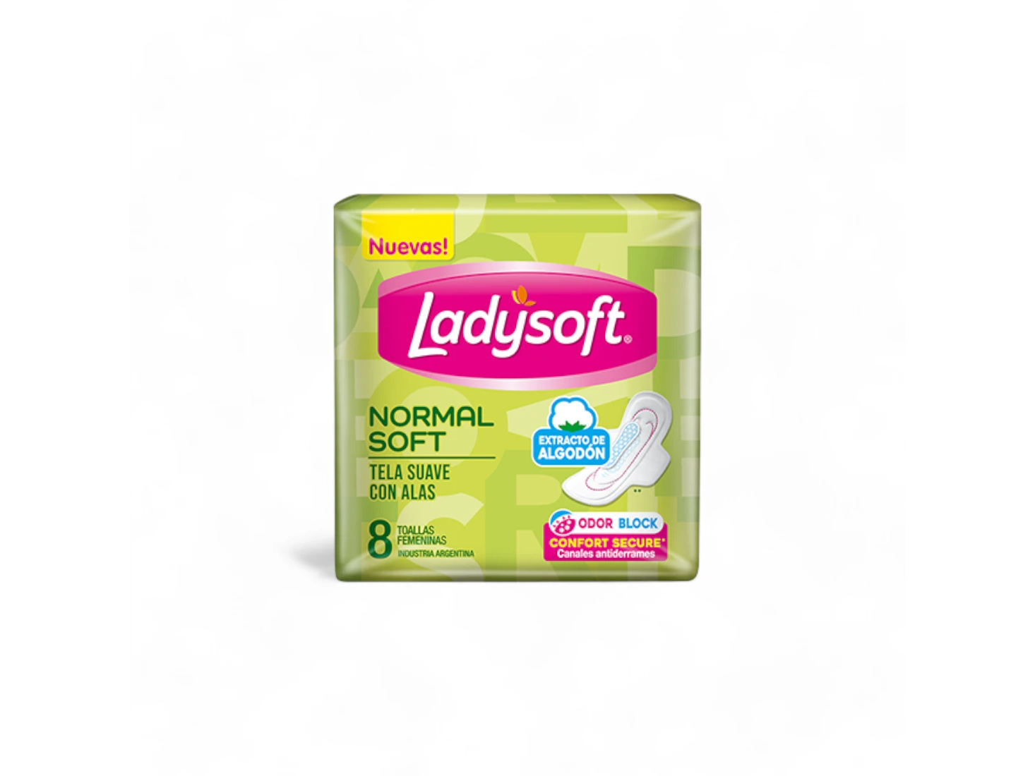 Toallitas femeninas ladysoft x8