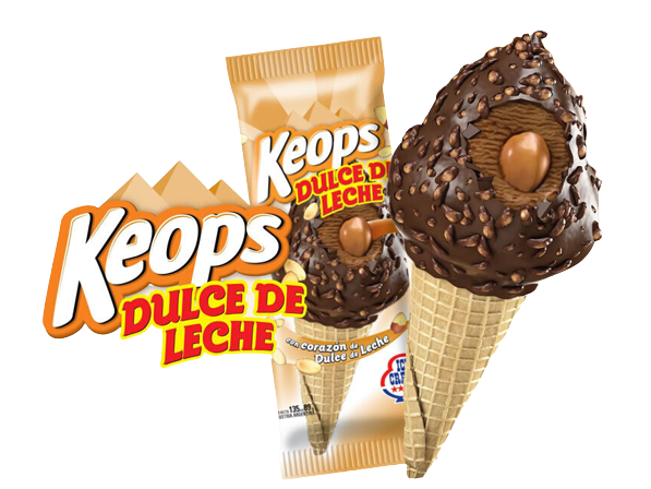 Keops dulce de leche