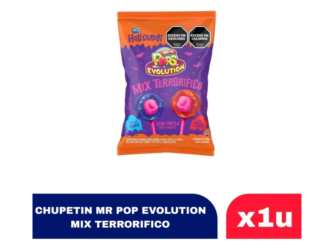 Chupetín Evolution mix terrorífico
