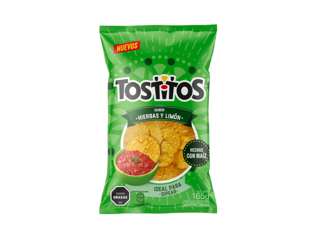 tostitos hierbas y limón de Kiosco en casa