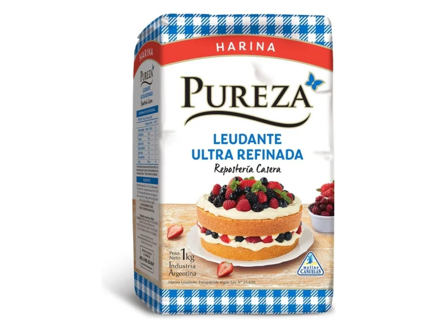 Harina leudante pureza