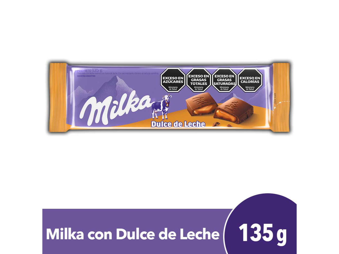 Milka dulce de leche 135g