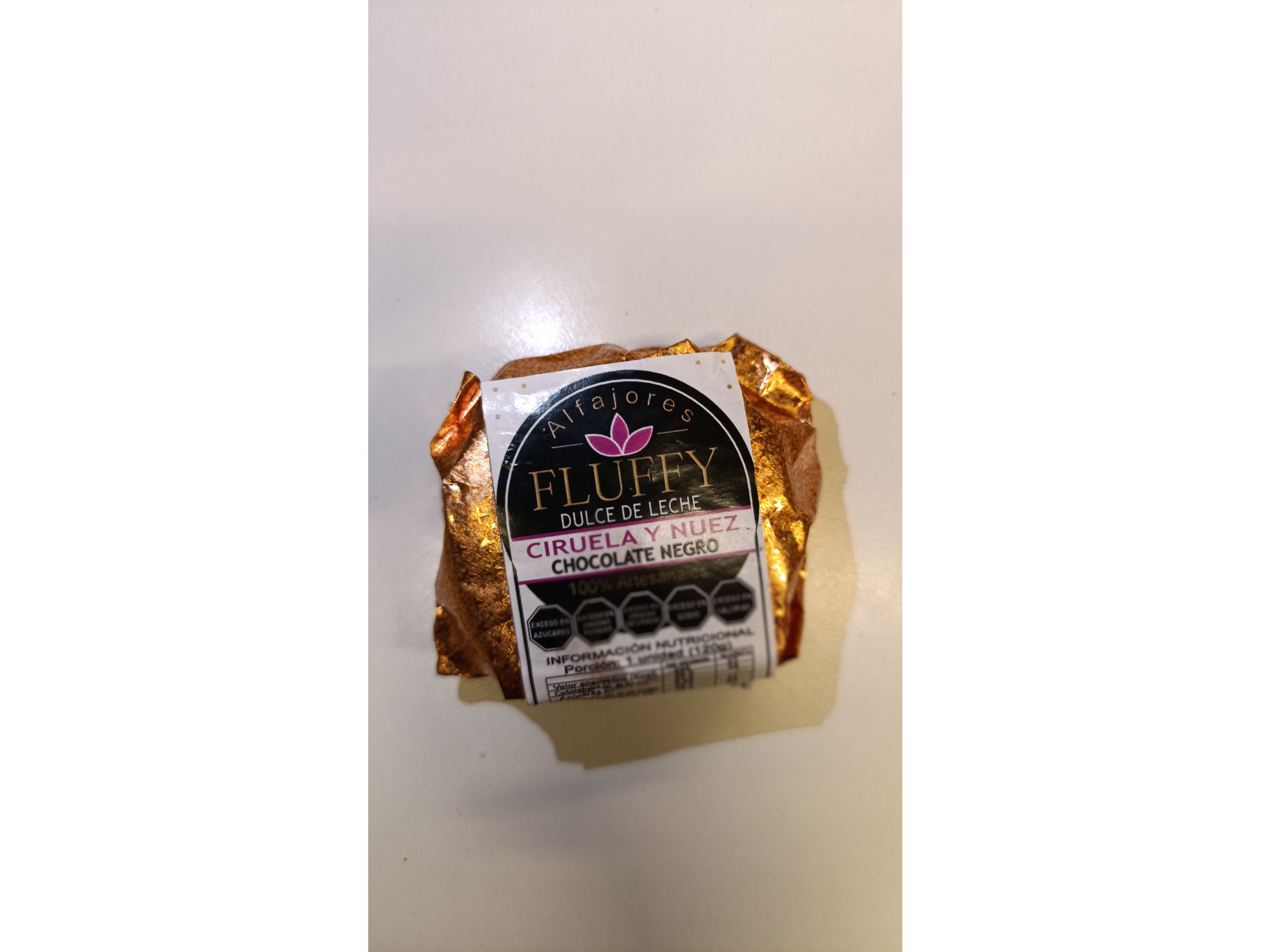 Alfajor Artesanal Ciruela y Nuez