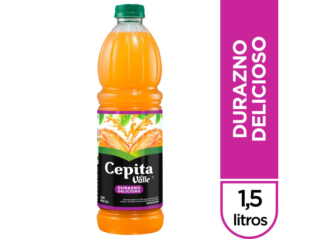 Cepita durazno delicioso 1,5L