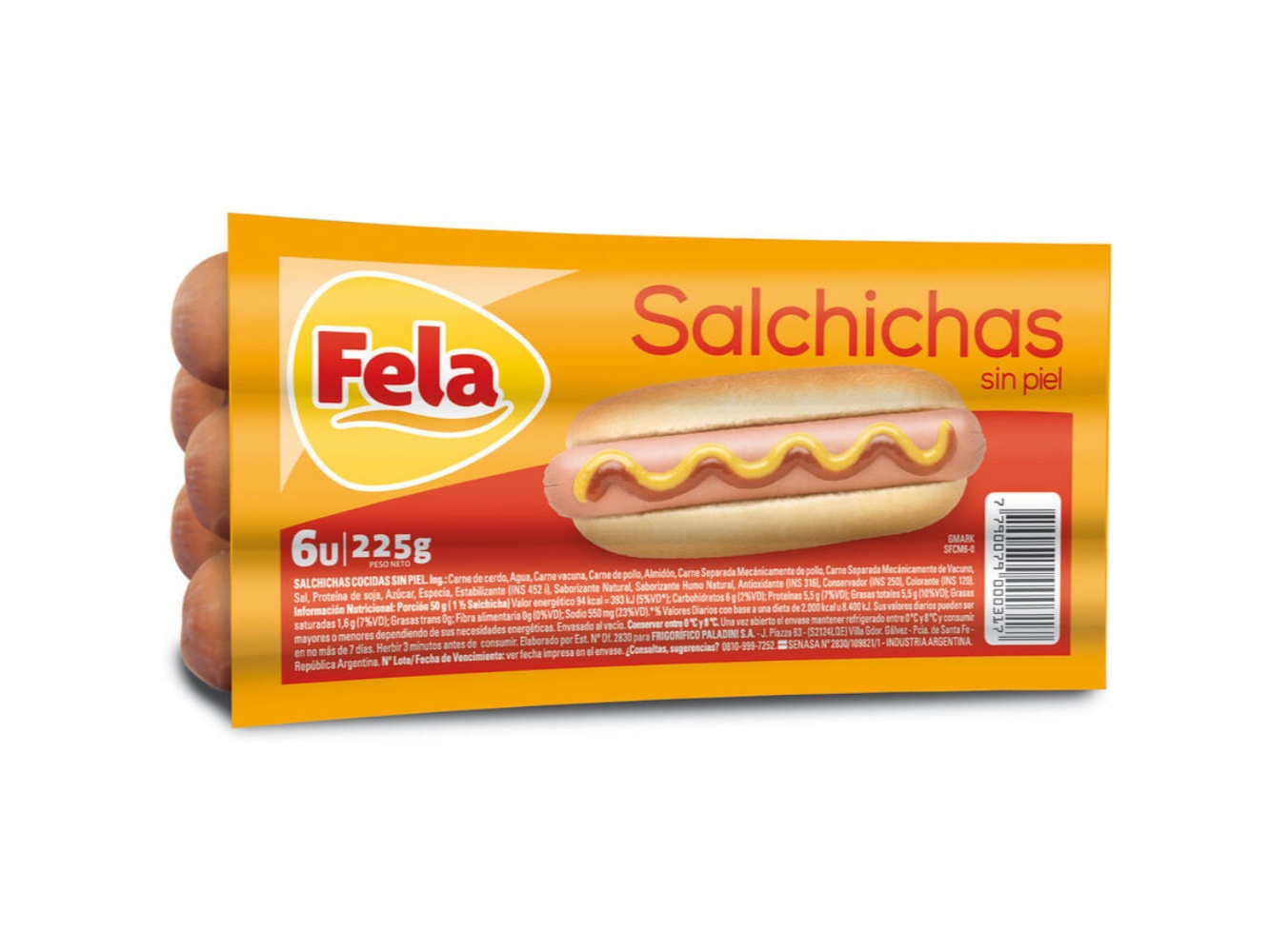 Salchichas fela x6