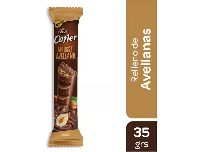 Cofler relleno avellanas 35g