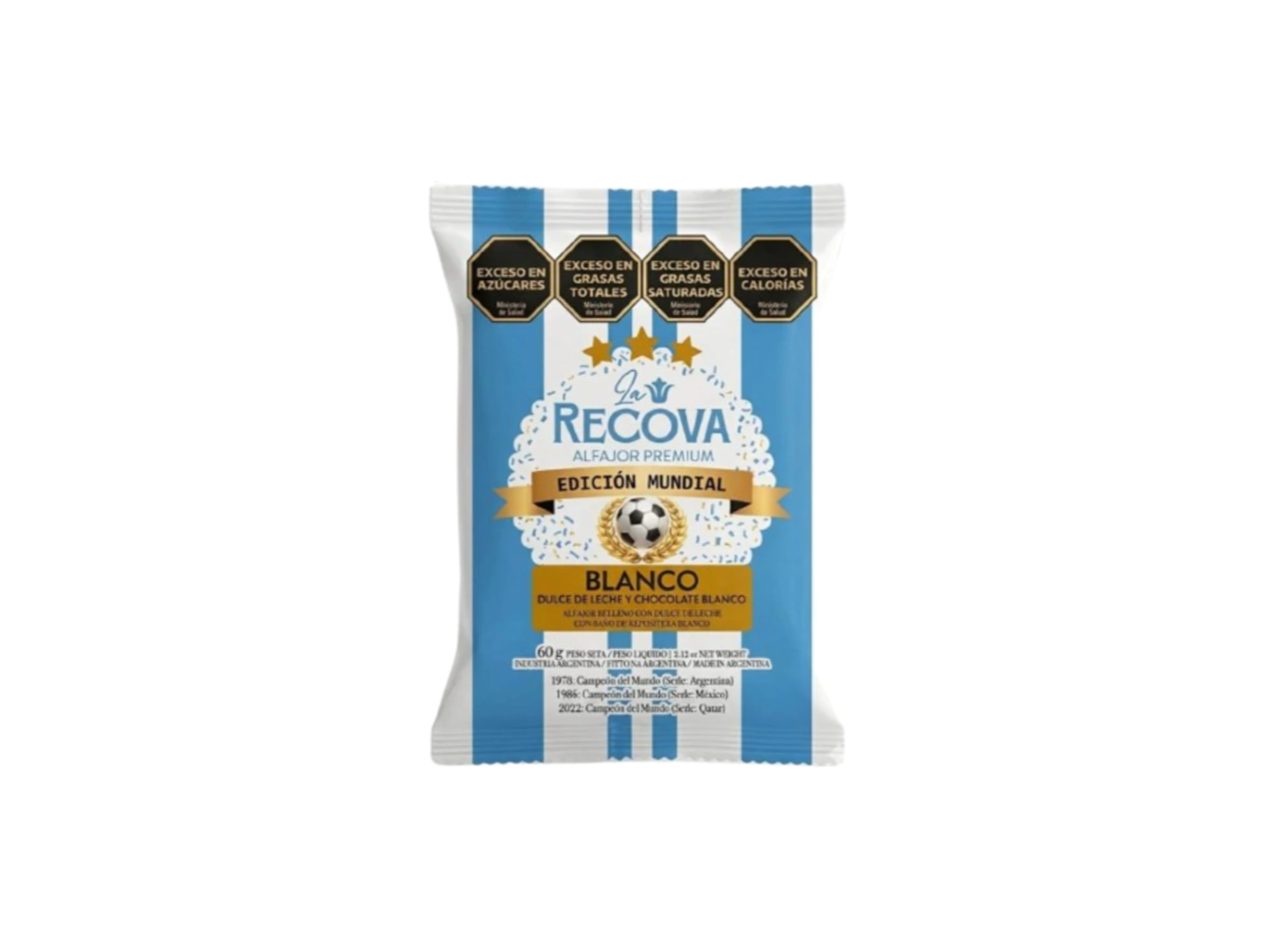 Alfajor recova blanco 60g