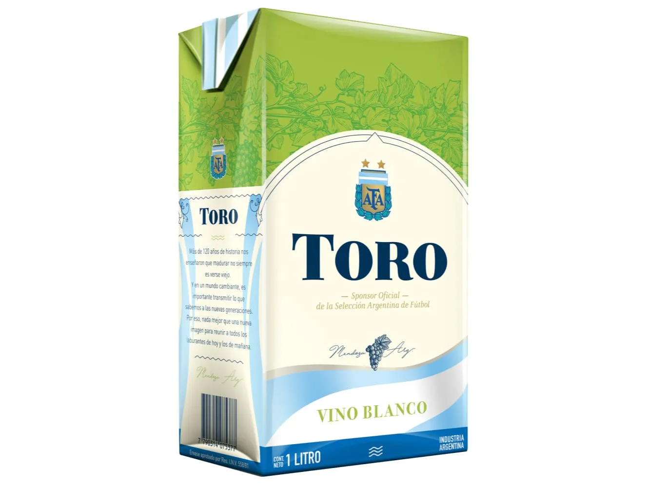 Vino blanco toro