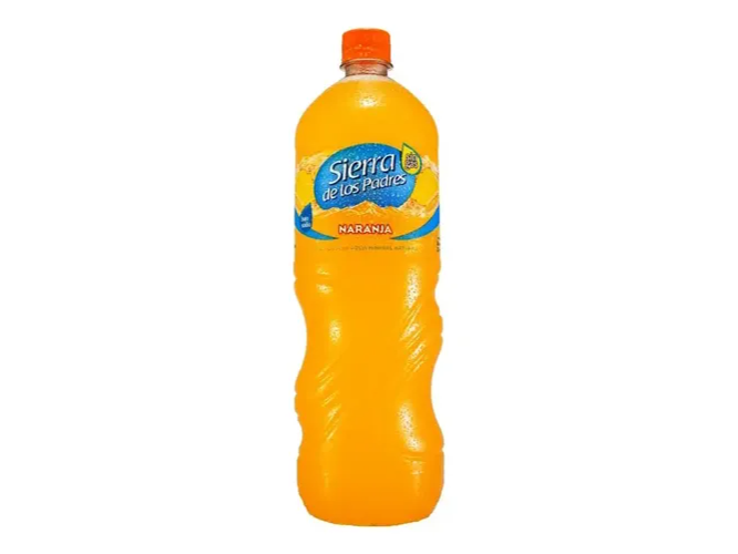 agua saborizada naranja 1.5L sierra de los padres