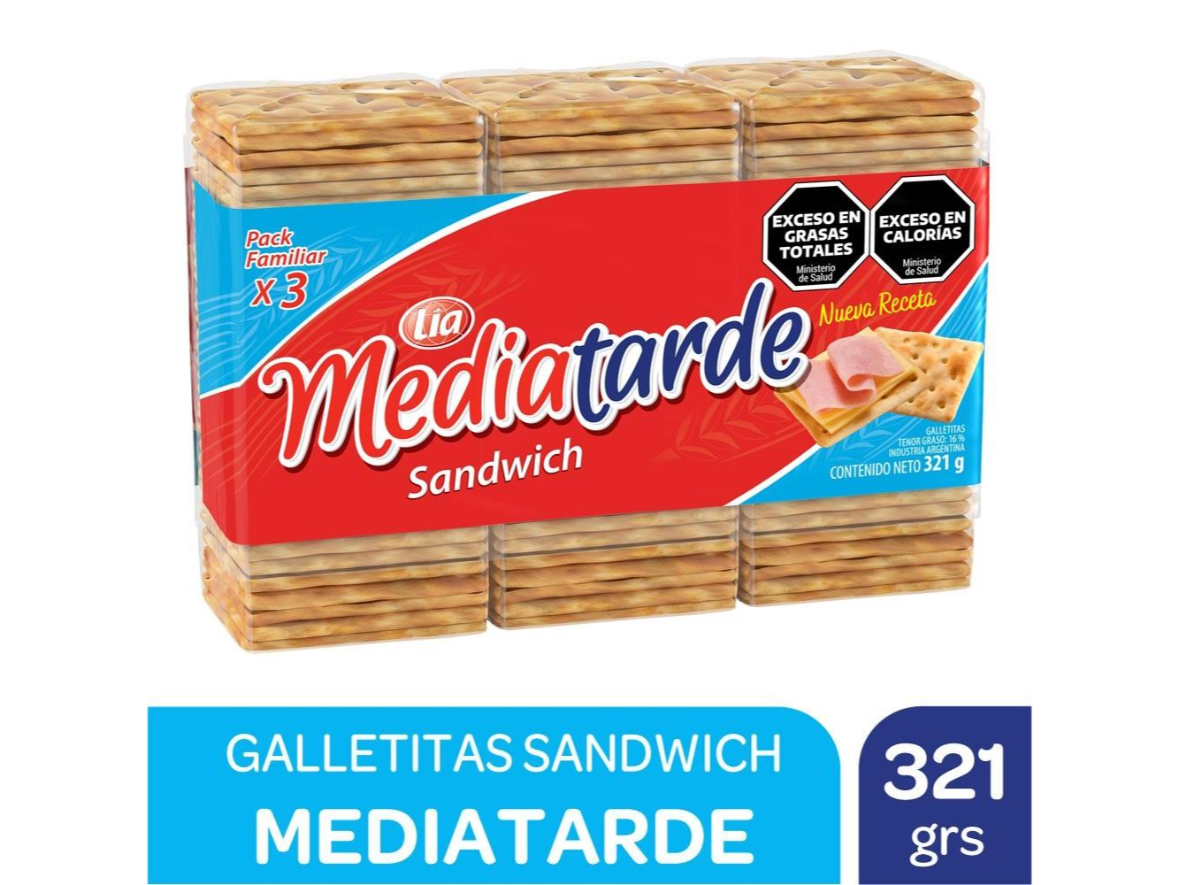 Galletitas crackers media tarde