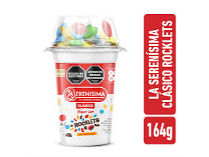 Yogurt con rocklets la serenisima