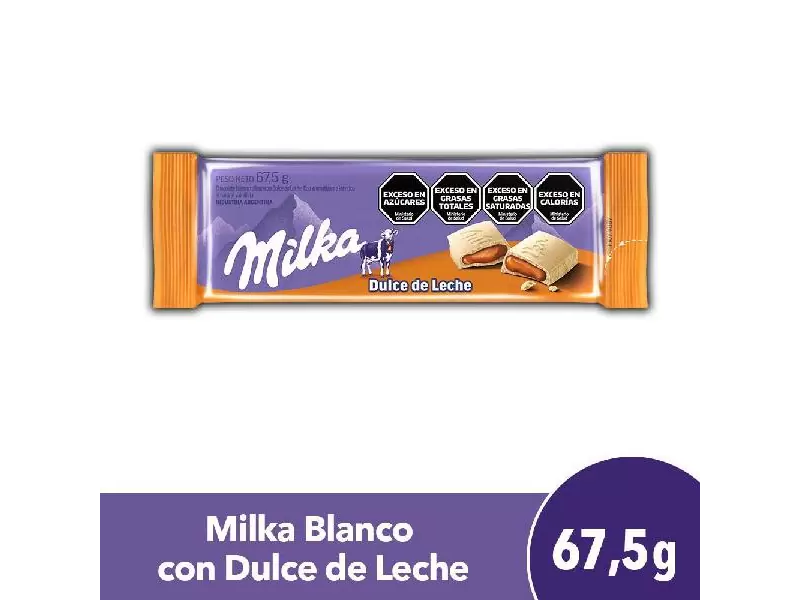 Milka blanco dulce de leche 67g