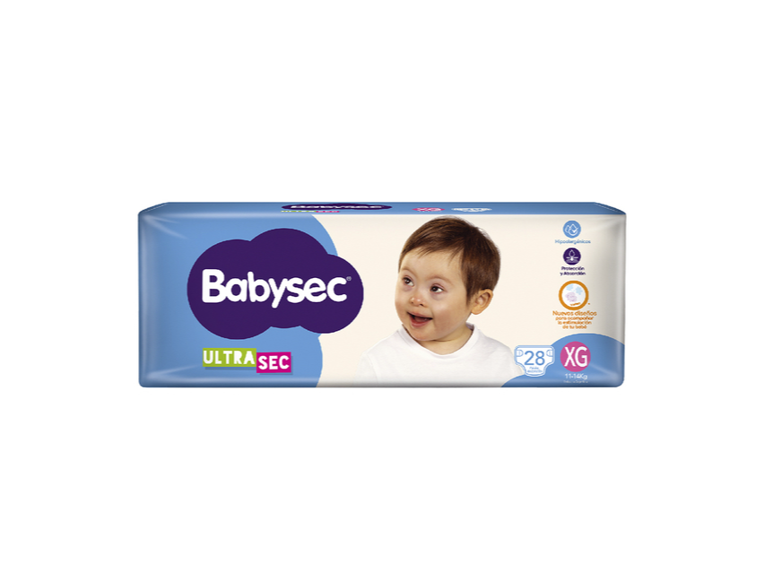 Pañales babysec XG (por unidad)