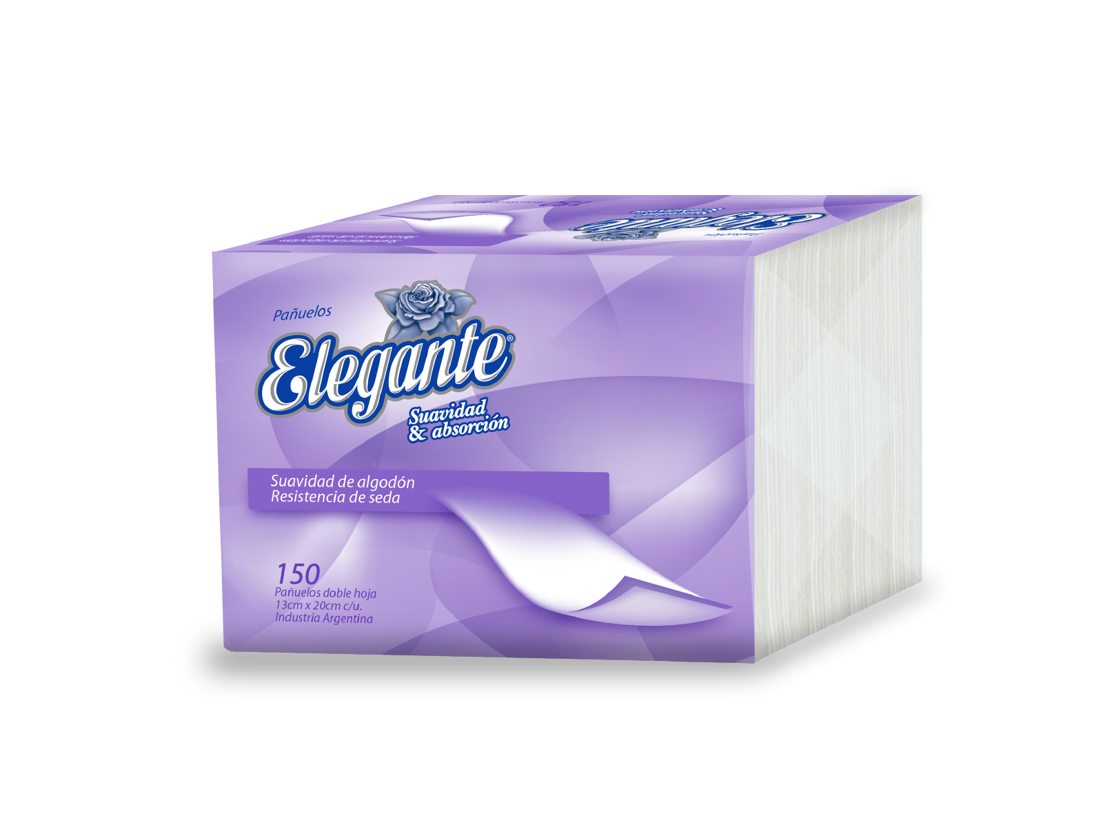 Pañuelos descartables elegante 150u