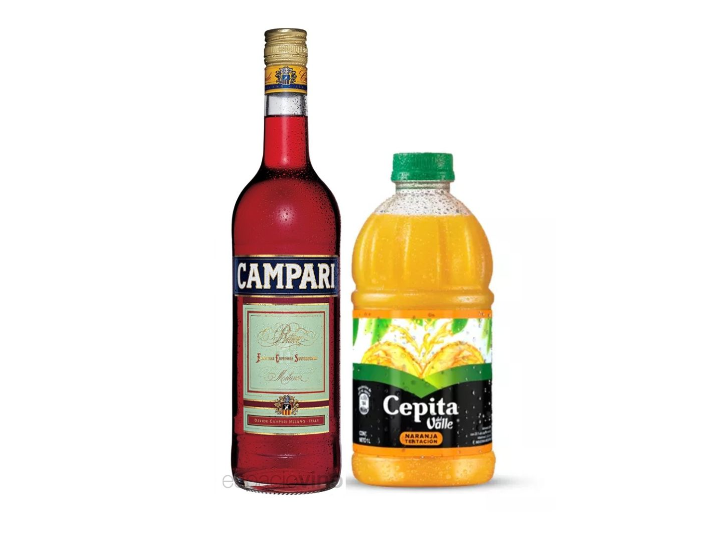 Combo campari + jugo naranja cepita 1L