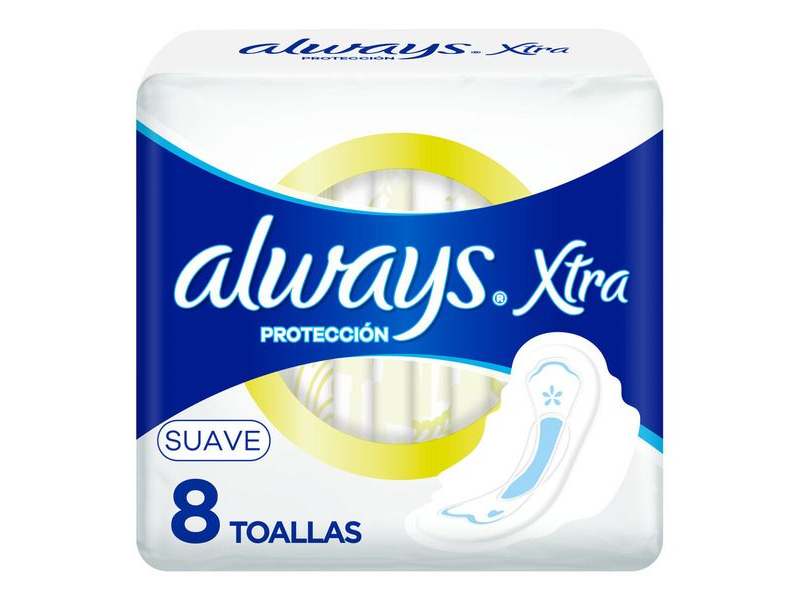 Toallitas femeninas always