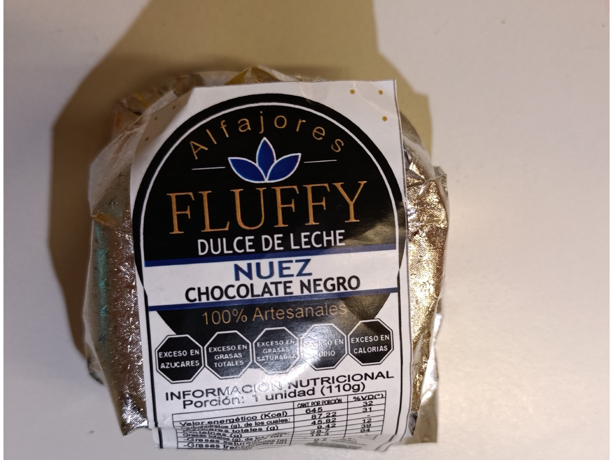 Alfajor Artesanal Dulce de leche y Nuez