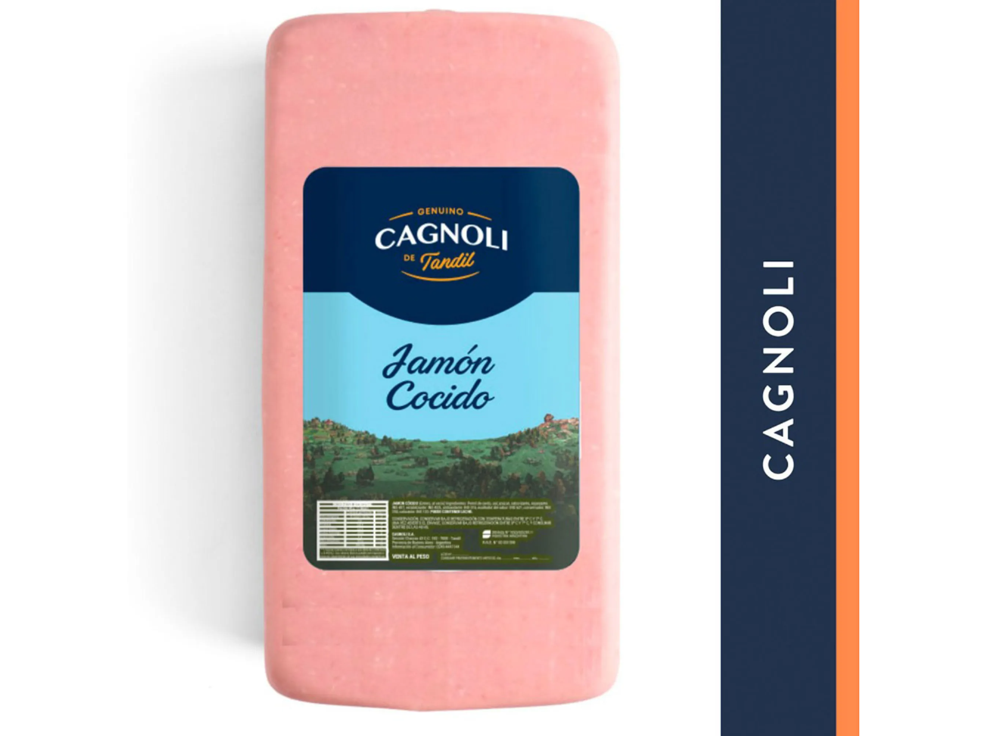 jamón cocido cagnoli 100g