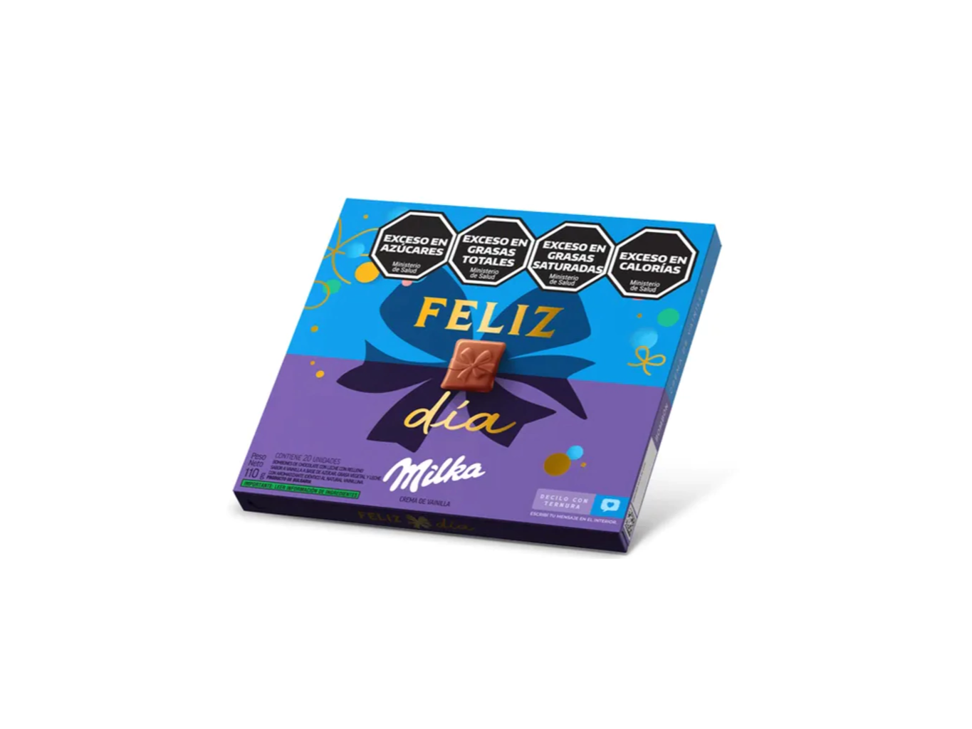 Bombones milka feliz día