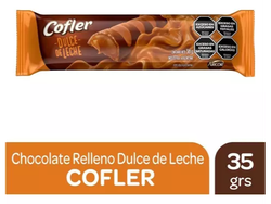 Cofler relleno dulce de leche 38g