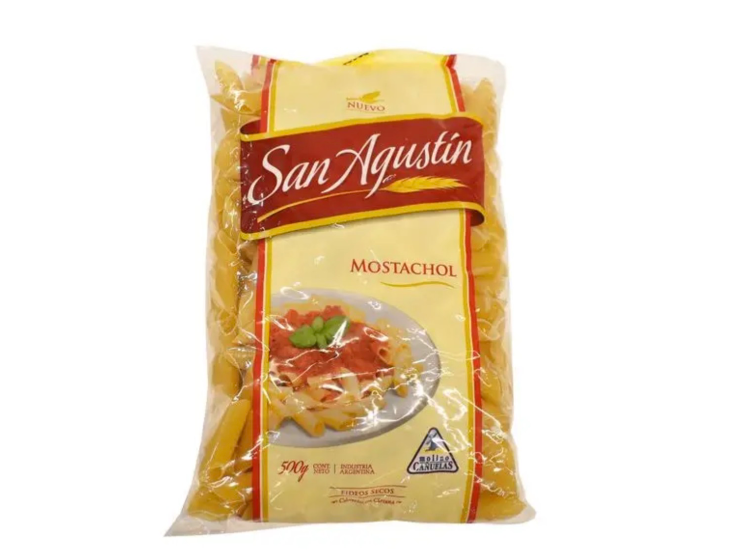 Fideos mostachol san Agustín 500g