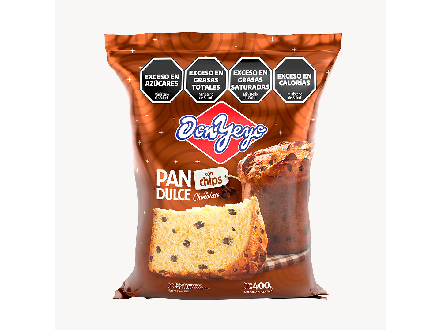 pan dulce con chips de chocolates